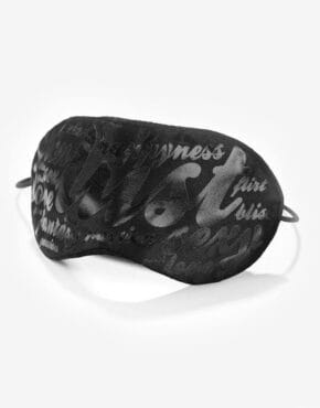 Blind passion mask er et elegant og super blødt blindfold