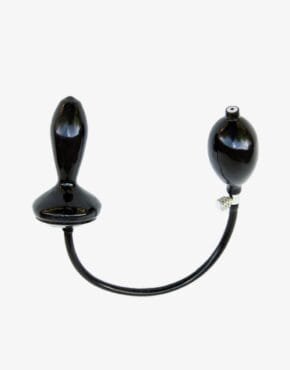 Lille oppustelig buttplug med solid kerne-0