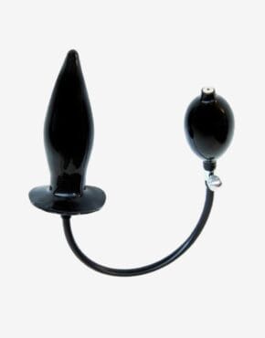 Oppustelig anal plug med solid kerne-0