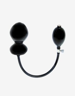 Stor oppustelig buttplug med solid kerne-0