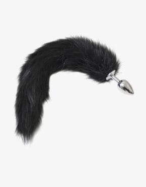 Mærk de skønne stimuli, mens den smukke lange hale pryder din bagdel