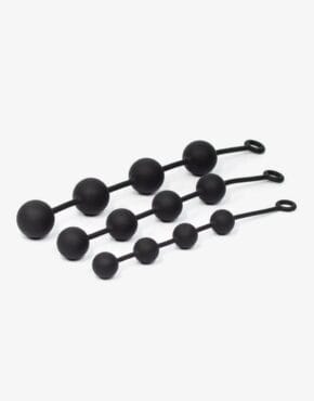 Anal kæde med 4 runde kugler-0