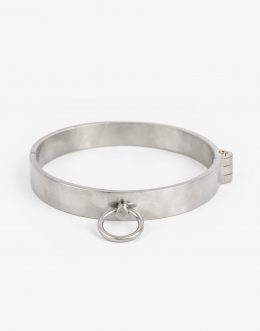 Chained - Stål halsbånd med nøglelås