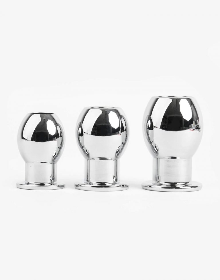 SM-Play tunnel Butt plug i aluminium