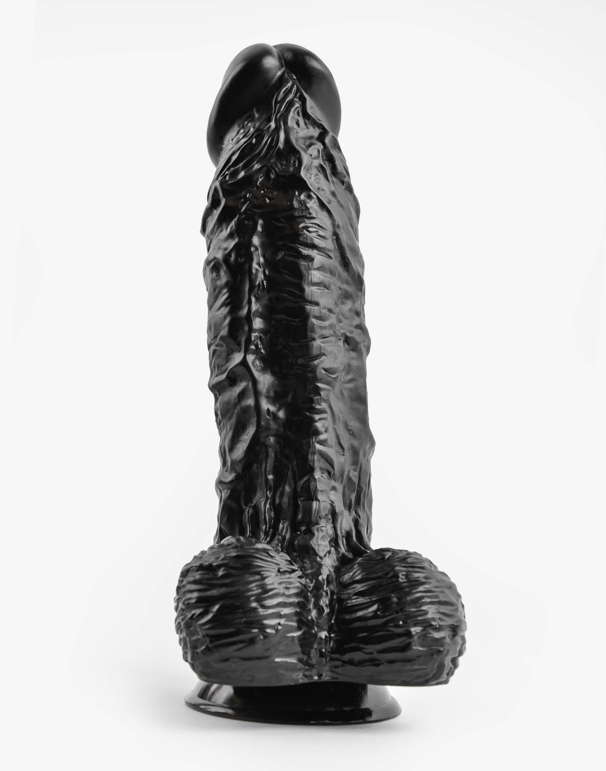 Hr. Åberg - Tyk solid dildo 28 cm sort - Billede 3