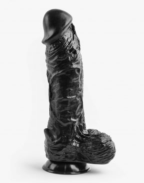 Hr. Åberg - Tyk solid dildo 28 cm sort