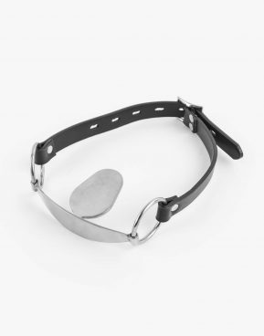 SM Play gag med tunge spatel