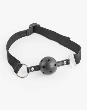 SM Play Hullet begynder ball gag med nylon rem