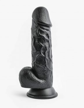 Master Tools - Gnavpot tyk dildo med eller uden sugekop