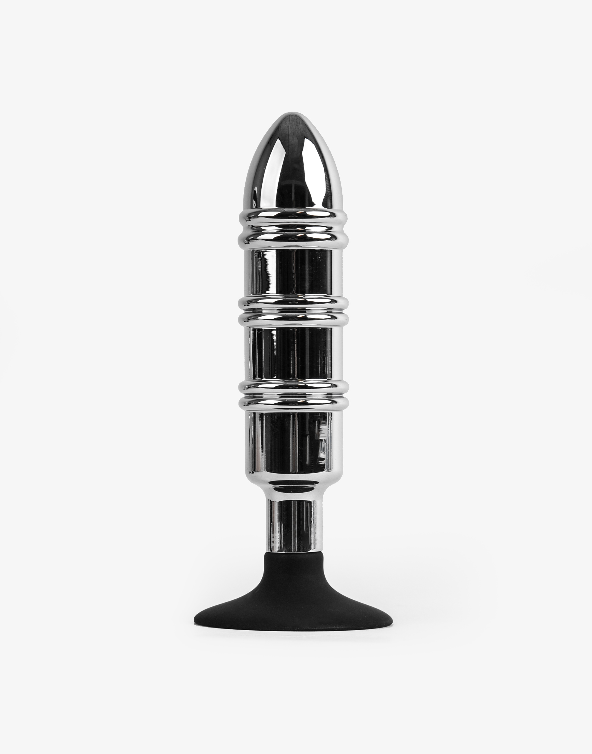 Rocket - Metal butt plug med sugekop