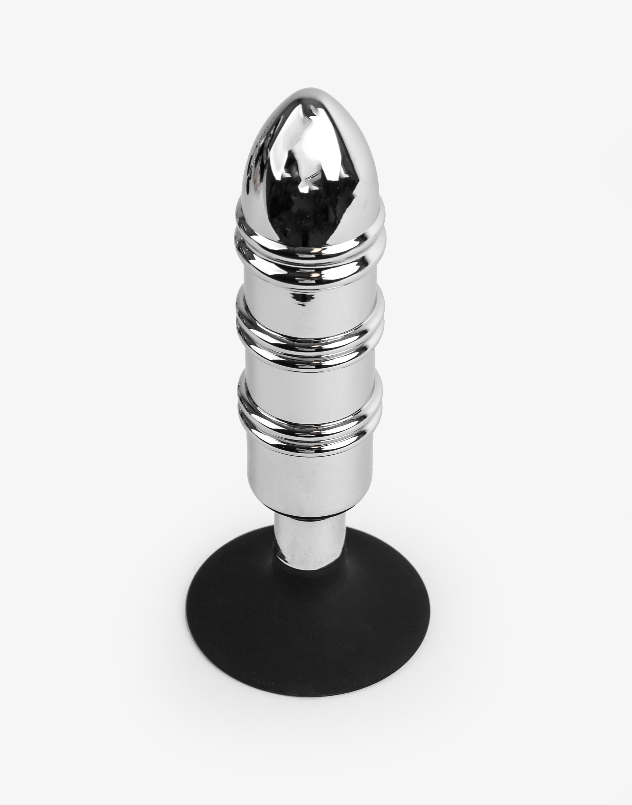 Rocket - Metal butt plug med sugekop - Image 2