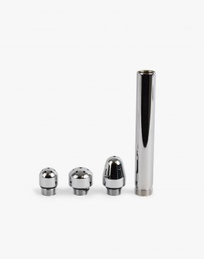 U-Clean anal skyl med skiftbare dysser i rustfri stål