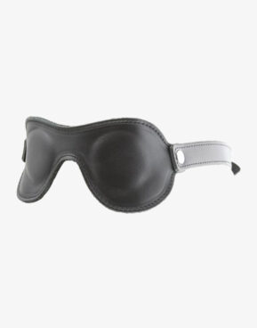 Simpelt læder blindfold - Mister B