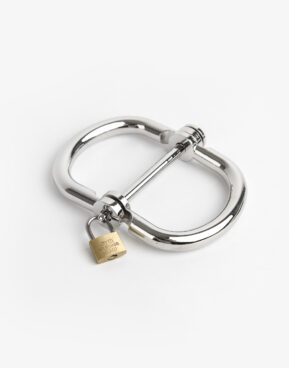 Håndjern i forkromet stål med hængelås