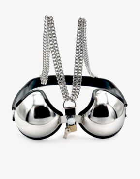 Kyskheds brystholder af metal