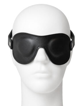 Simpelt læder blindfold - Mister B