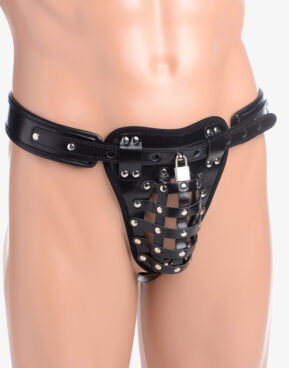 Justerbart kyskhedsbælte med lås