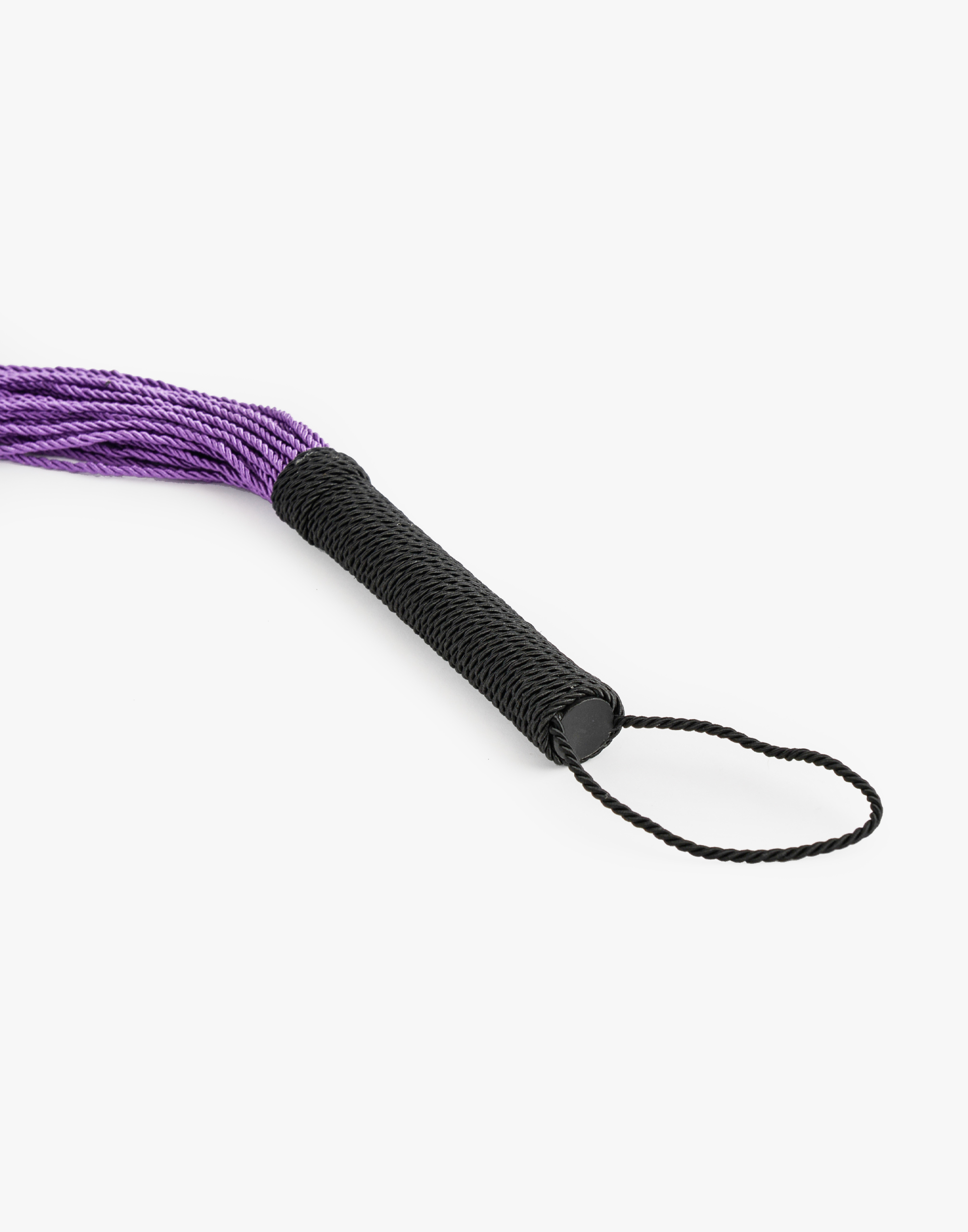 SM Play - Flogger i flettet nylon med brændte snerter - Billede 2