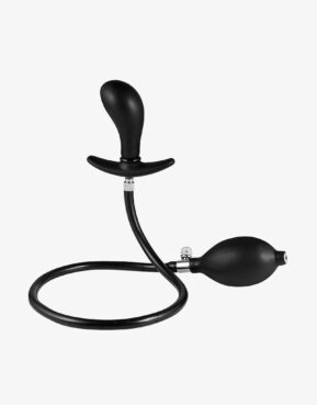 Oppustelig prostata plug i elastisk silikone