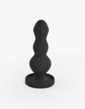 TRIP Butt plug i sort silikone med sugekop