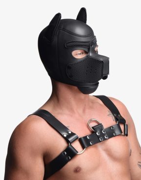 Puppy play gimp maske i neopren