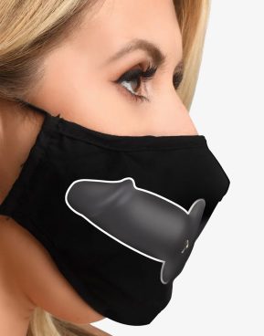 Mundbind med skjult dildo gag