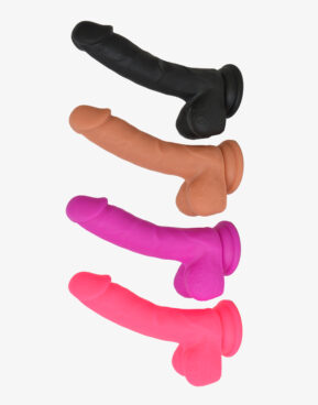 Pleasure tools  - Colour boy - Silikone dildo med sugekop