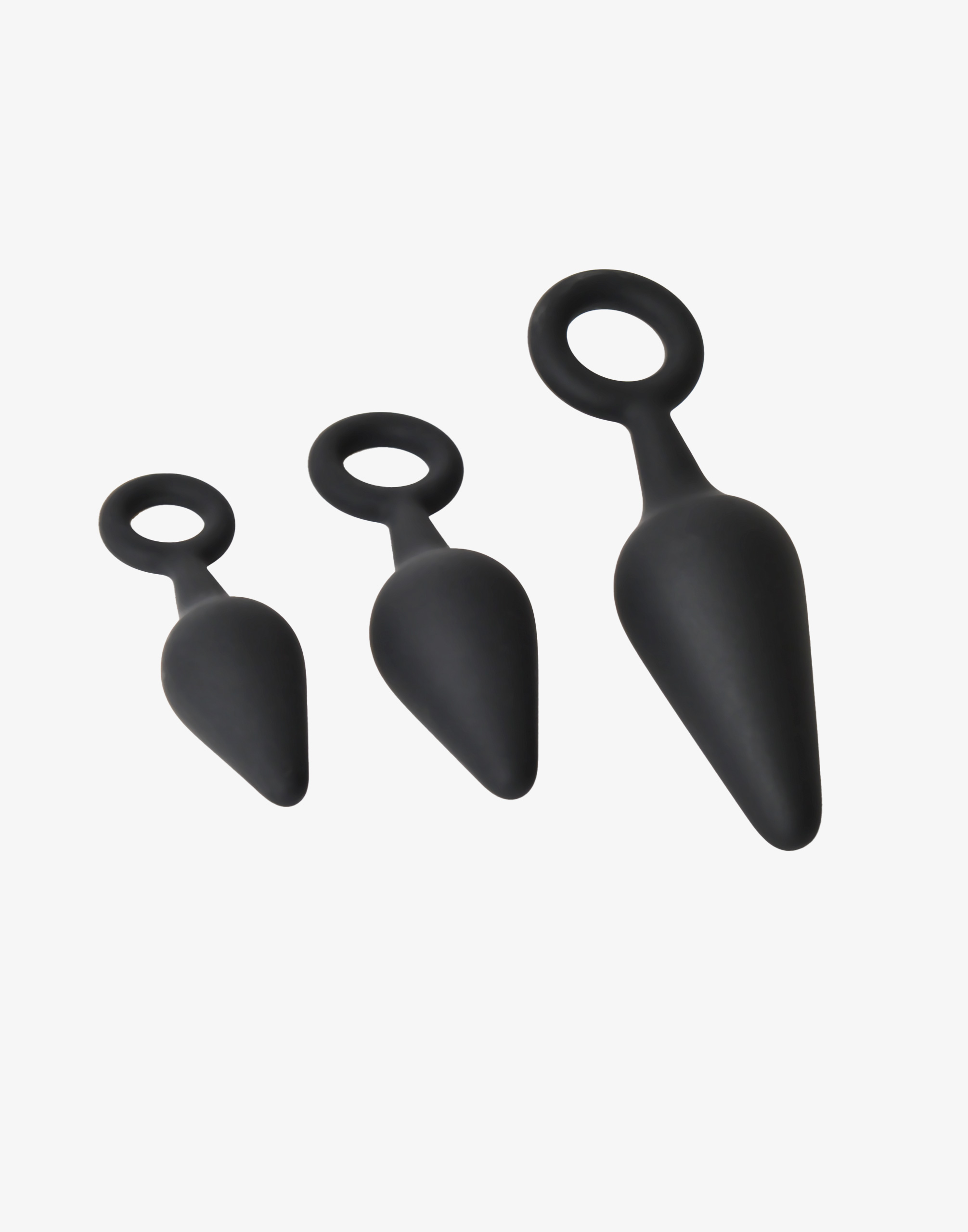 Silikone butt plug med O-ring - Image 3