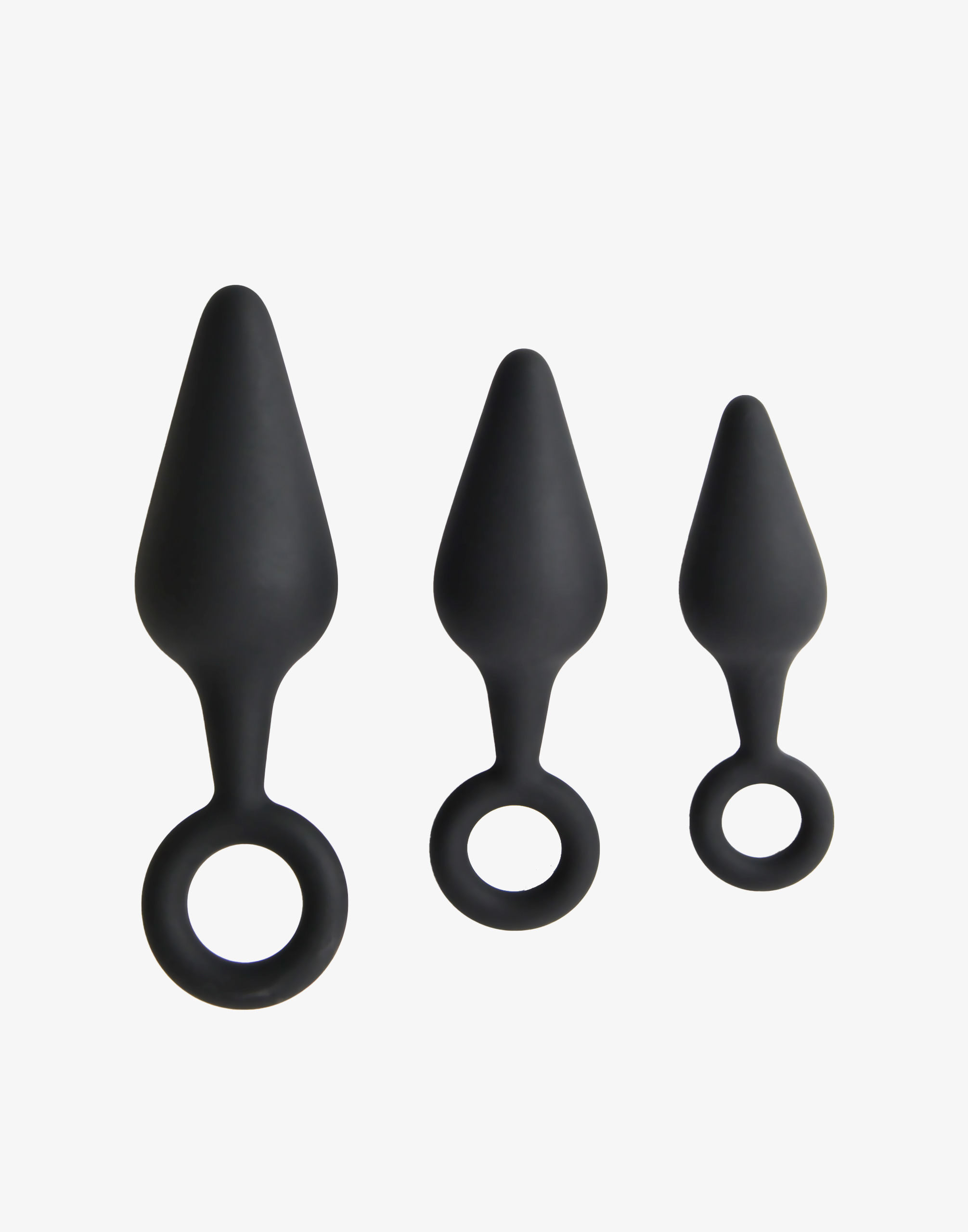 Silikone butt plug med O-ring - Image 2