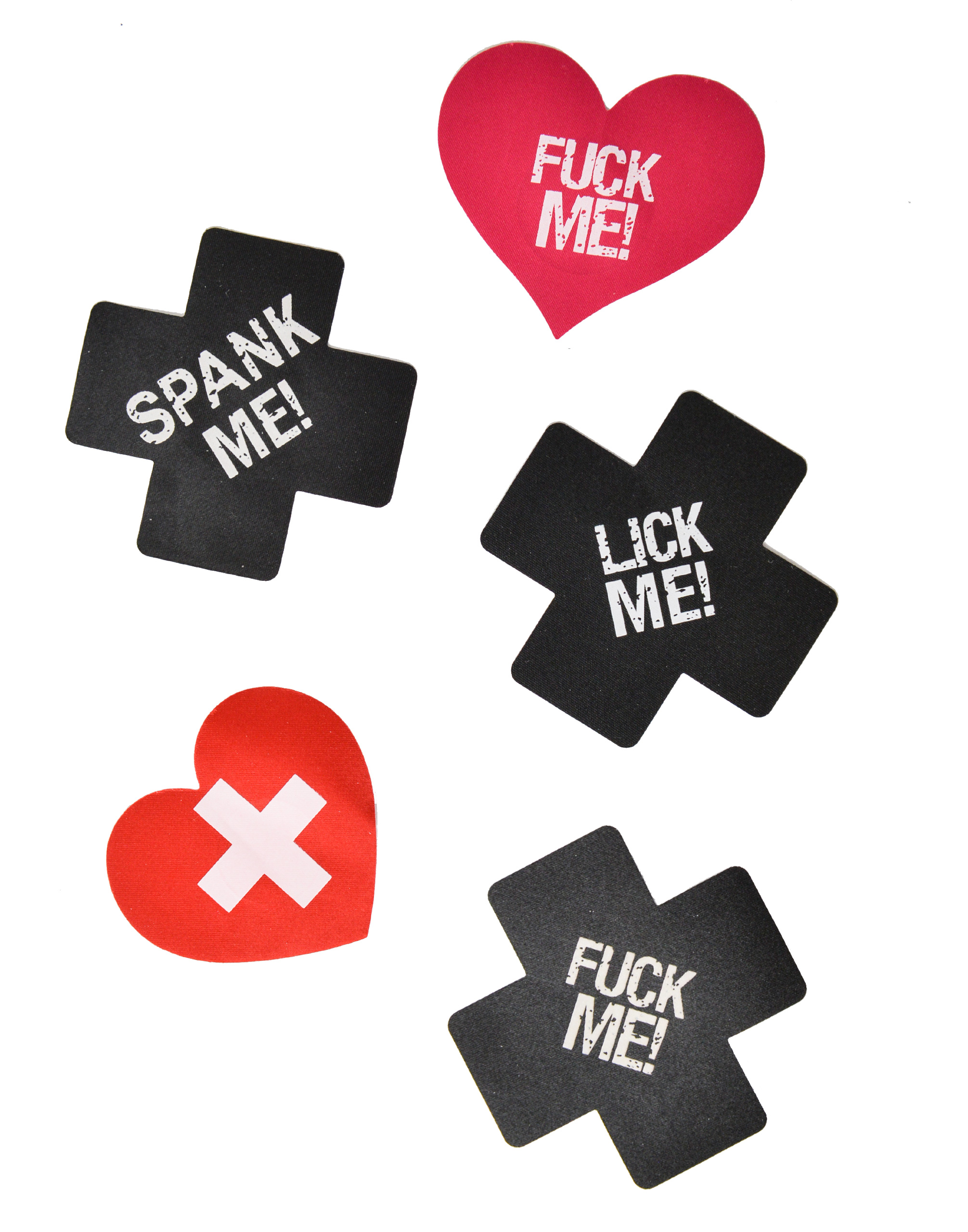 Frække Satin Nipple Stickers – 2 stk.